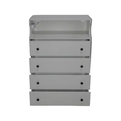 거울 마감 처리된 6단 서랍장 겸 사무용 캐비닛을 찾을 수 있을까요?